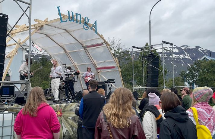 Það var góð stemning á síðustu Lunga hátíðinni.