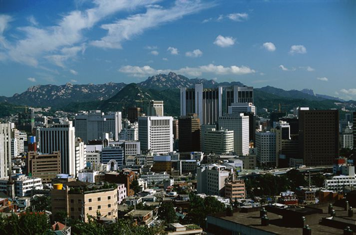 Höfuðborgin Seoul.