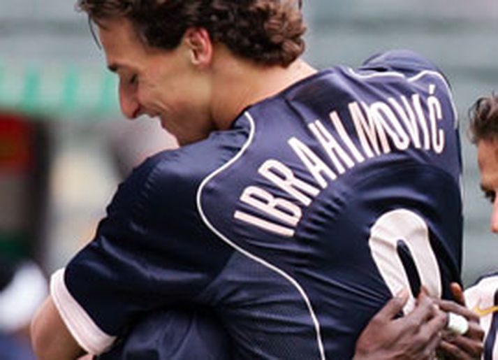 Zlatan Ibrahimovic var á skotskónum fyrir Juventus í dag.