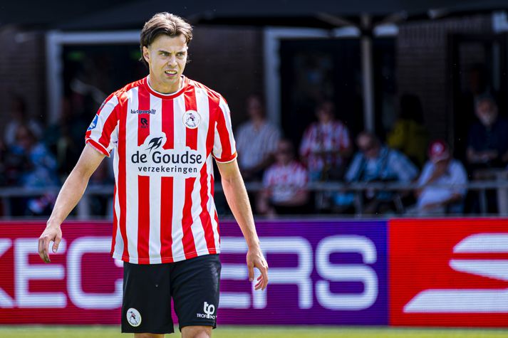 Nökkvi Þeyr Þórisson var maðurinn á bak við sigur Sparta Rotterdam í kvöld.