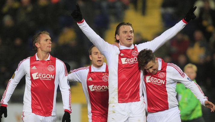 Dmitri Bulykin skoraði tvö fyrir Ajax í dag.