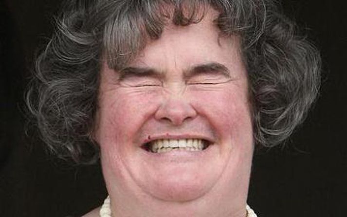 Susan Boyle er kyssuleg kona.