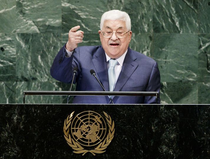 Abbas gagnrýndi Trump og stefnu hans gagnvart Palestínu.