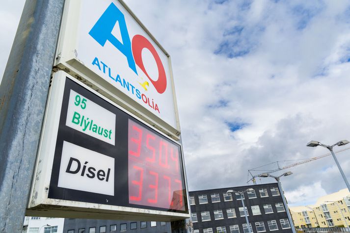 Á eftir Costco er Atlantsolía yfirleitt með lægsta bensínverðið. Myndin er nokkurra ára gömul.