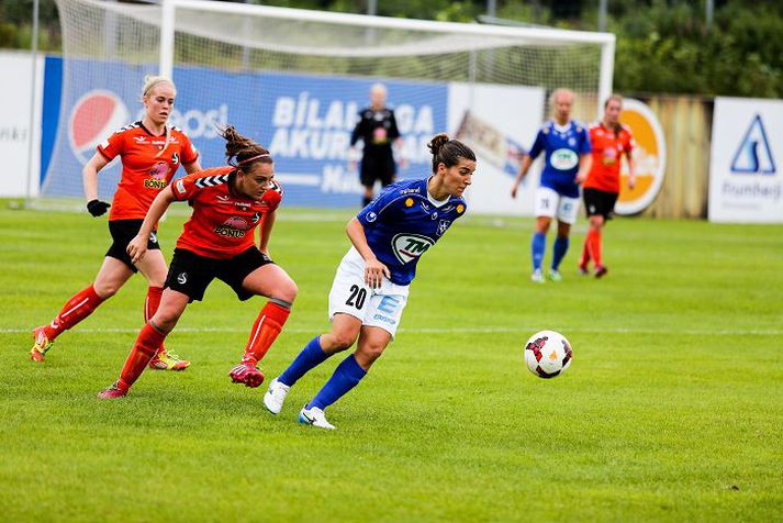 Marta Carissimi leikur nú með Stjörnunni og heldur með sínu liði.