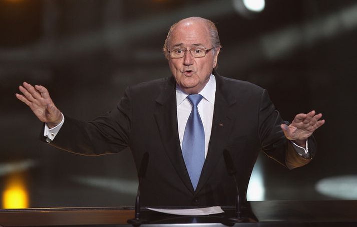 Sepp Blatter, forseti FIFA.