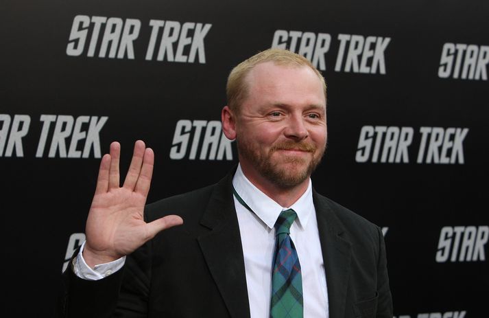 Simon Pegg vandaði Trekkurum ekki kveðjurnar.