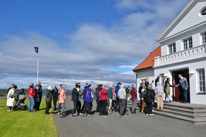 Opið hús var á Bessastöðum sumarið 2022. 