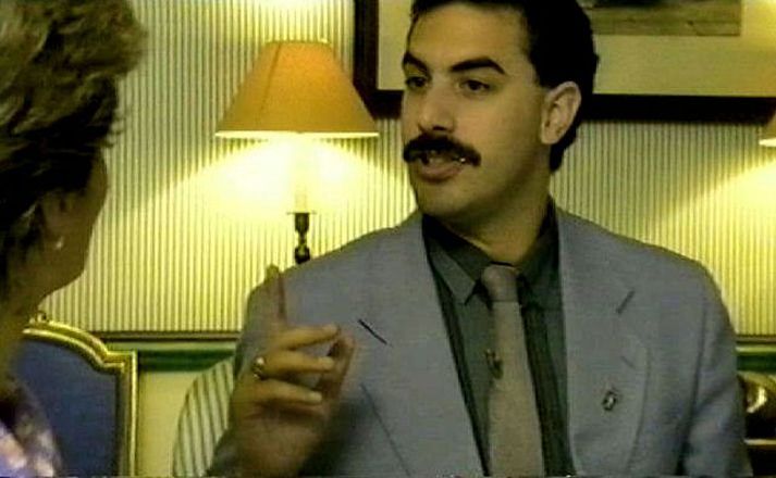 Sacha Baron Cohen 
 Ali G  -  Borat