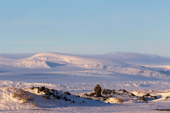 Skjálftavirkni í Kötlu var heldur minni í nótt en sólarhringinn þar á undan.