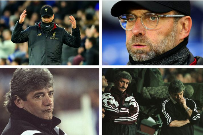 Kevin Keagan og Jürgen Klopp.