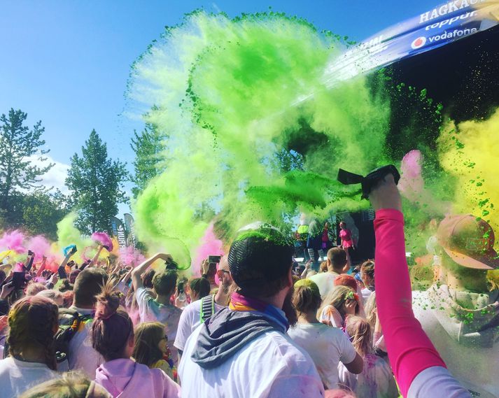 Samstarf Color run