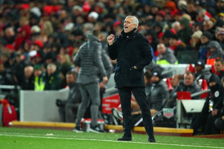 Mourinho var rekinn frá Manchester United eftir tap fyrir Liverpool á Anfield í desember síðastliðnum.