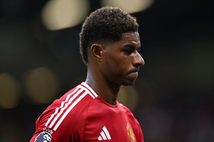 Marcus Rashford hefur líklegast spilað sinn síðasta leik fyrir Manchester United. Hann klæðist í það minnsta ekki tíunni aftur.