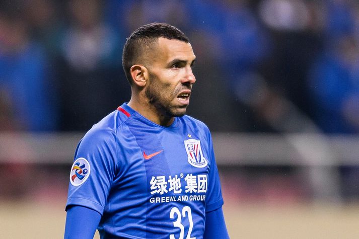 Tevez í búningi Shenhua.