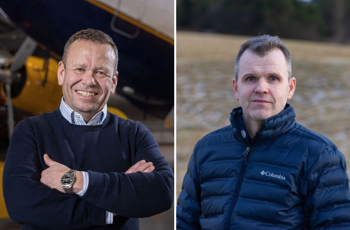 Sigurbjörn Árni Arnbjörnsson, t.h., sakar Þorvald Lúðvík Sigurjónsson, t.v., um hræsni í málflutningi hans um ábyrgð sérstaks saksóknar í gagnaþjófnaði frá embættinu.