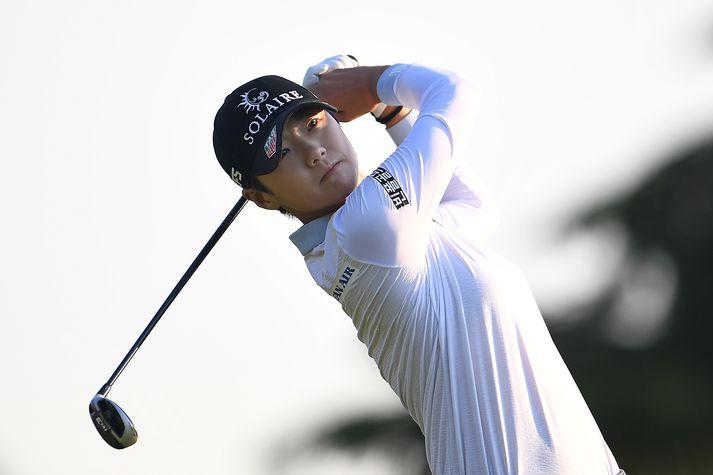 Sung Hyun Park, efsta kona heimslistans, er ein fjögurra kylfinga sem deila efsta sætinu á Thornberry Creek LPGA Classic mótinu.