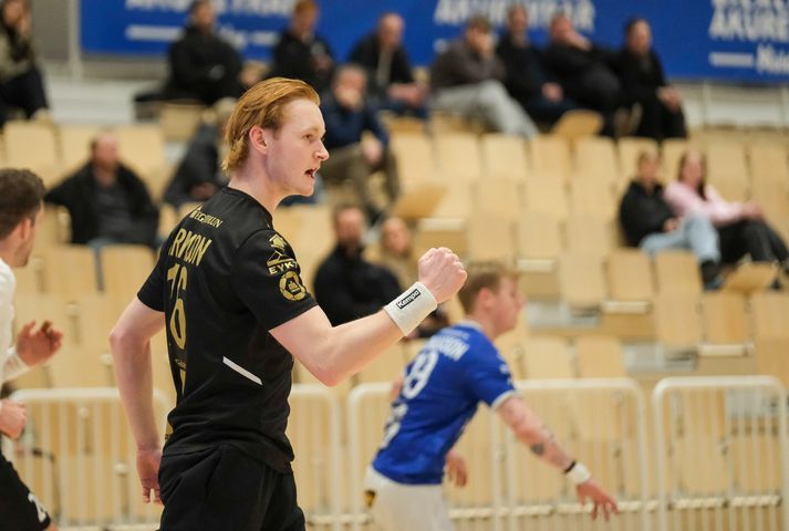 Breki Hrafn Árnason var betri en enginn í marki Fram í kvöld