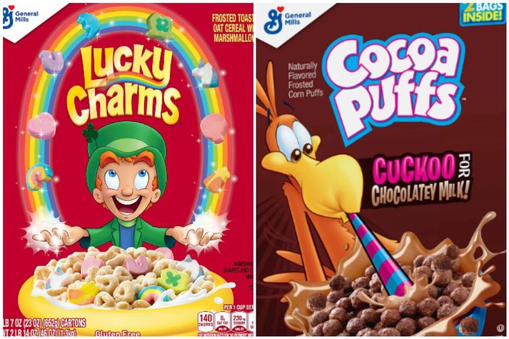 Margir hafa saknað Lucky Charms og Cocoa Puffs.