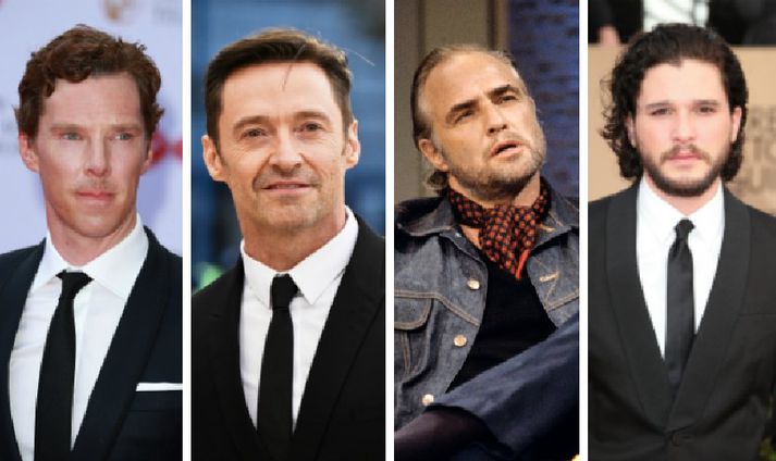 Benedict Cumberbatch, Hugh Jackman, Marlon Brando og Kit Harrington.