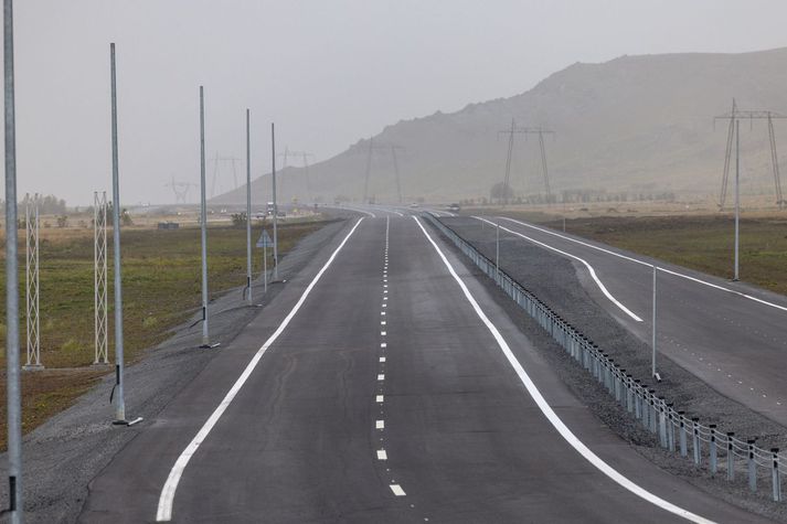 Slysið varð á Suðurlandsvegi. Myndin er úr safni.