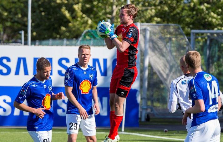 Stjarnan í sínum hefðbundna búningi.