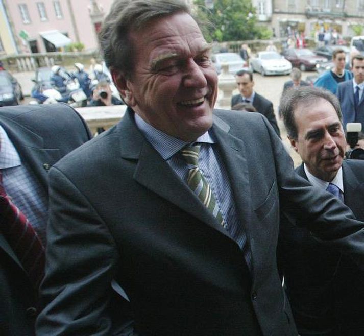 Gerard Schröder var kanslari Þýskalands frá 1998 til 2005.