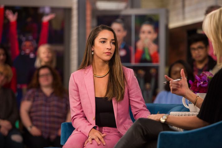 Aly Raisman er tvöfaldur ólympíumeistari í fimleikum.