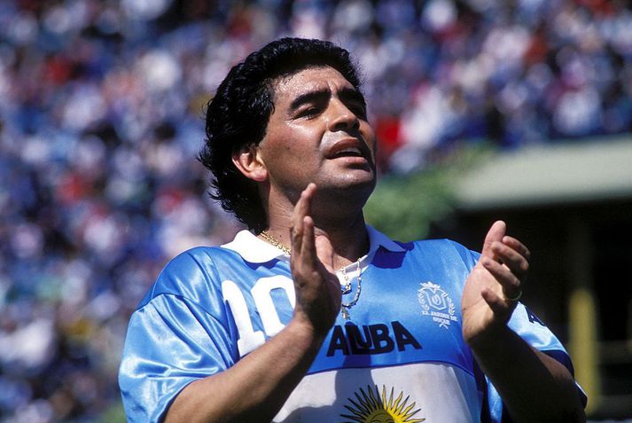 Diego Maradona verður áfram dýrkaður um ókomna tíð.