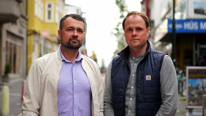Fv.: Guðmundur Sigbergsson og Ólafur Torfason, eigendur sprotafyrirtækisins International Carbon Registry (ICR) segja marga bíða eftir því að kröfur um kolefnisjöfnun og viðskipti með kolefniseiningar verði skýrari, en félagið hefur þróað vottunarkerfi, kröfusett og kolefnisskrá fyrir vottaðar kolefniseiningar. 
