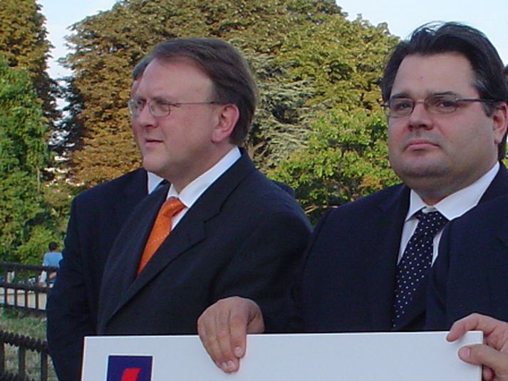 Sigurjón Árnason og Halldór Kristjánsson gera ekki kröfu í þrotabú Landsbankans. Mynd/ Björgvin.