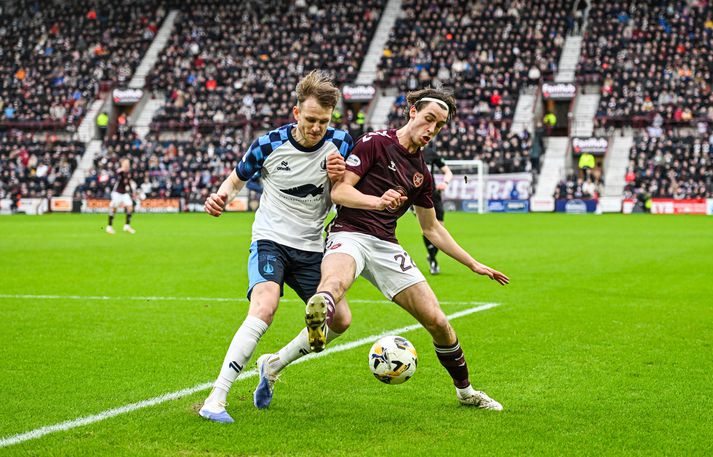 Tómas Bent Magnússon og félagar eru enn ósigraðir á heimavelli í skosku úrvalsdeildinni á þessu tímabili.