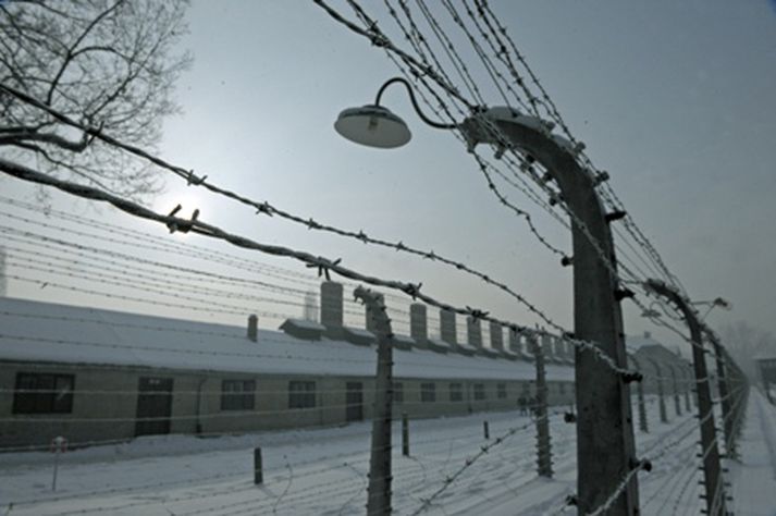 Auschwitz í Póllandi. Mynd/ AFP.