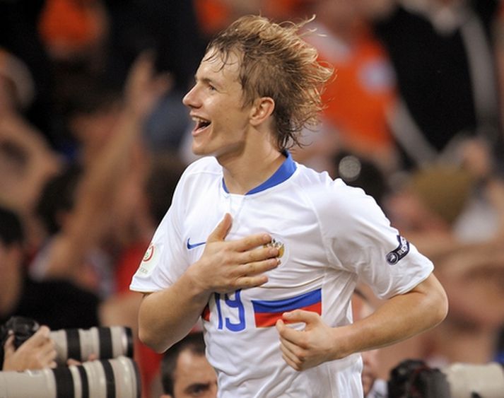 Pavlyuchenko sló í gegn á EM 2008 en hefur átt erfitt uppdráttar síðan þá.