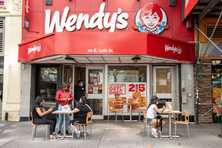 Veitingastaður Wendy's við Union Square í New York.