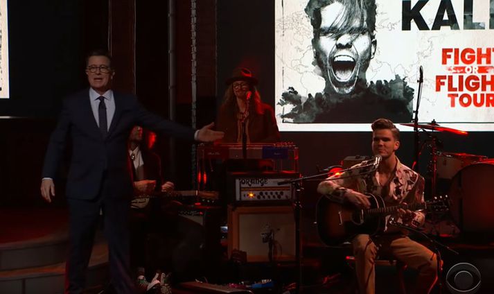 Kaleo í fyrsta sinn hjá Stephen Colbert.