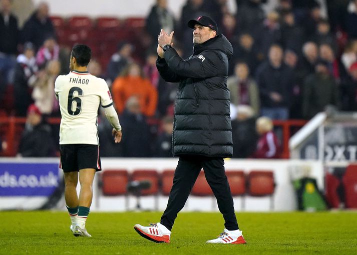 Klopp var sáttur með sigur sinna manna þó hann hefði viljað sjá lið sitt klára leikinn fyrr.