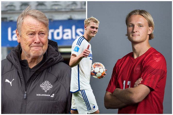 Orri (fyrir miðju) er í miklum metum hjá Age Hareide, landsliðsþjálfara Íslands 