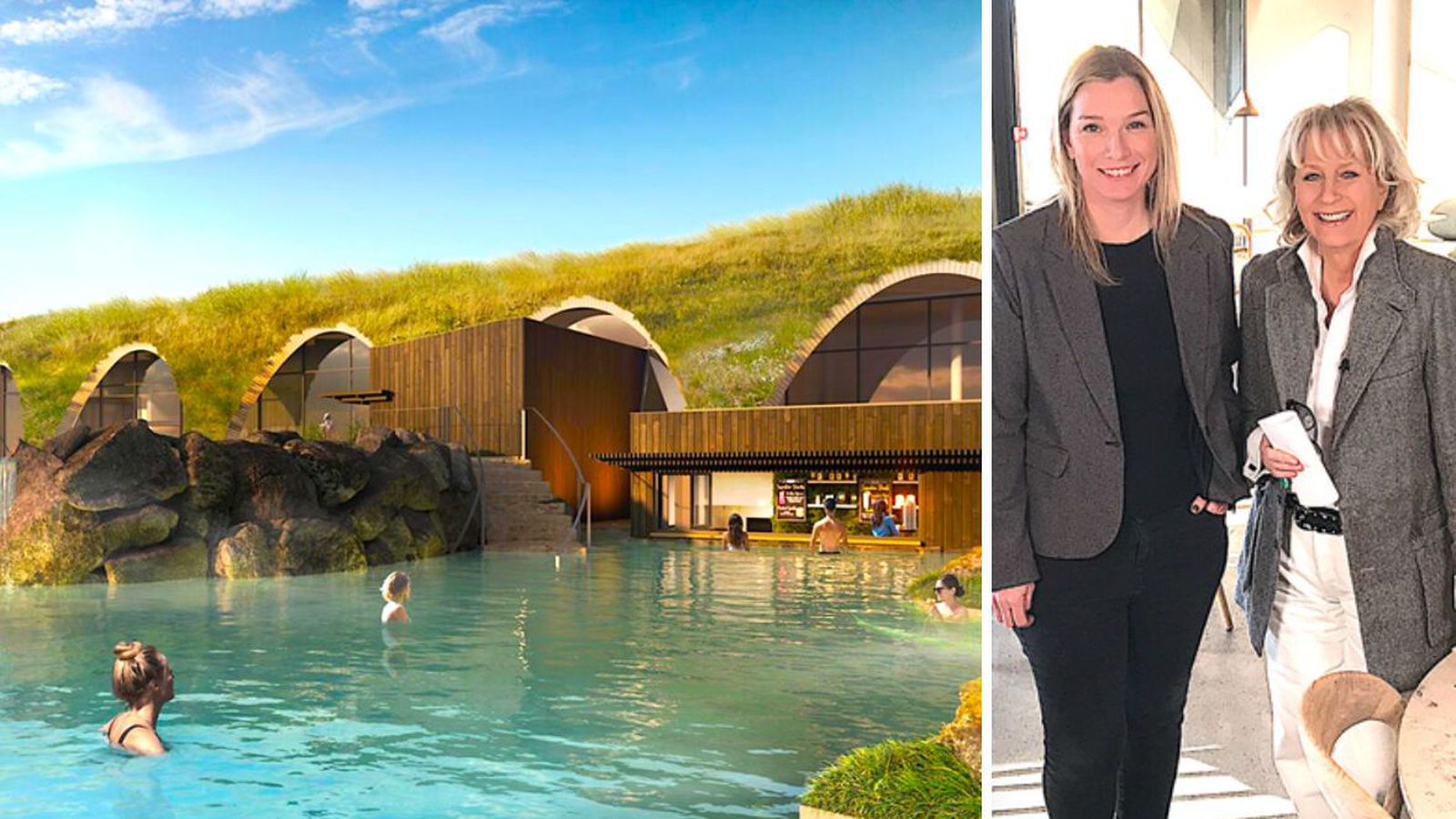 Inn­lit í ævin­týra­lega baðlónið Laugar­ás Lagoon