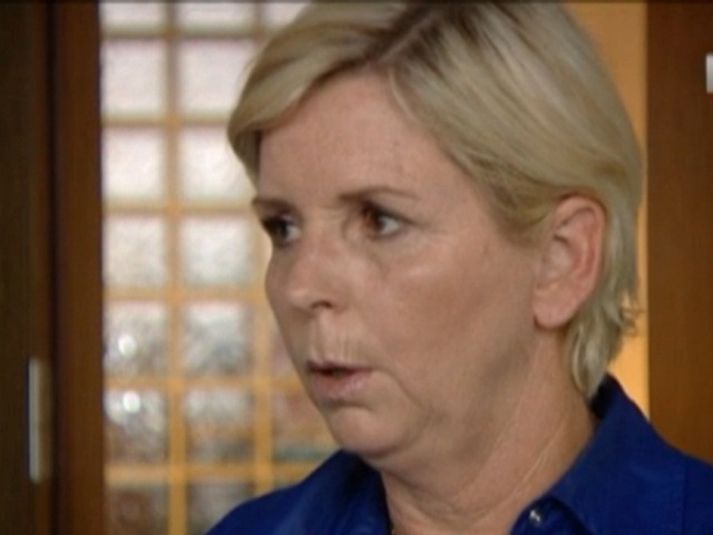 Erla Bolladóttir var viðstödd blaðamannafund innanríkisráðherra í dag.