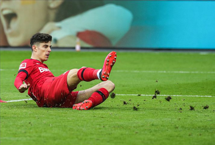 Það stefnir í að Havertz verði áfram í rauðu á næstu leiktíð. 