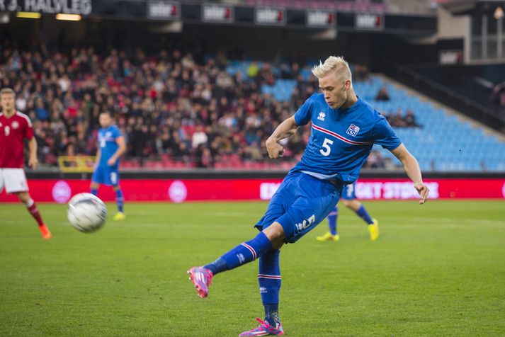 Hörður var traustur í dag.