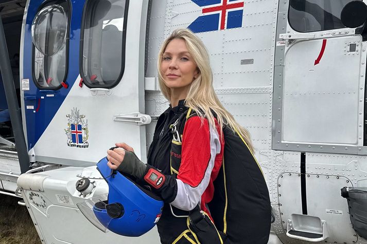 Ofurhuginn Svanhildur Heiða elskar fallhlífarstökk.