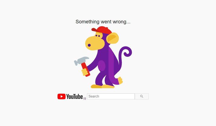 Íslendingar komast ekki inn á YouTube sem stendur frekar en fjölmargir Evrópubúar.