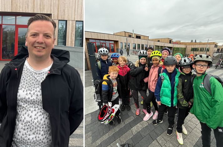 Finnur Pálmi segir verkefnið einnig vera hópefli og þáttaka krakkanna á Kársnesinu hefur verið mjög góð.