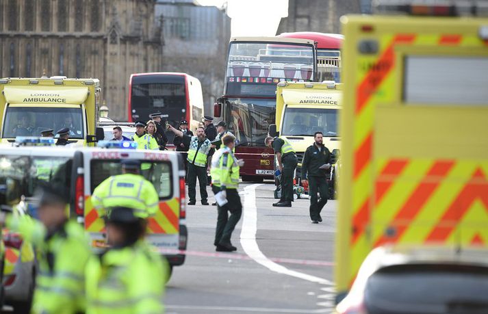 Mikill viðbúnaður er í London.