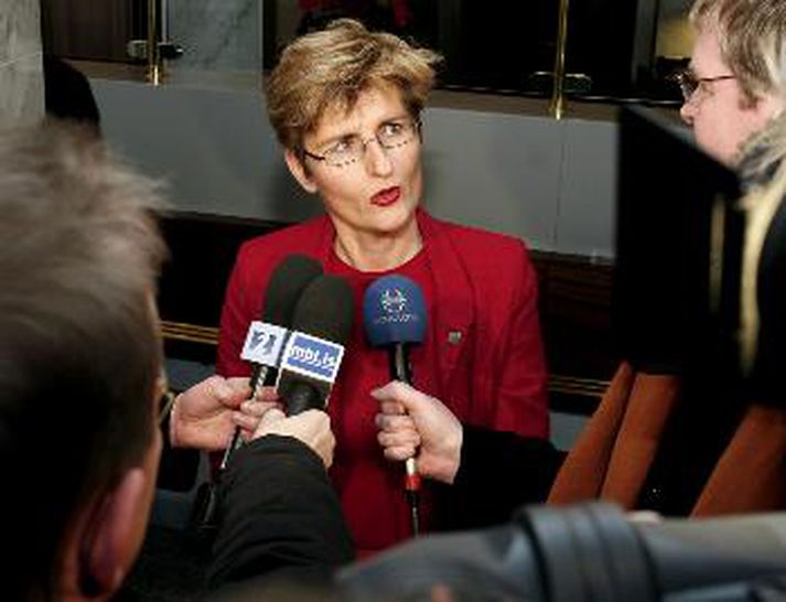 Kristbjörg Stephensen, lögmaður Reykjavíkurborgar, svara spurningum fréttamanna eftir dóminn.
