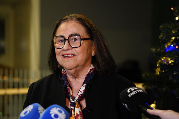 Inga Sæland, formaður Flokks fólksins, fráfarandi félags- og húsnæðismálaráðherra og verðandi mennta- og barnamálaráðherra.