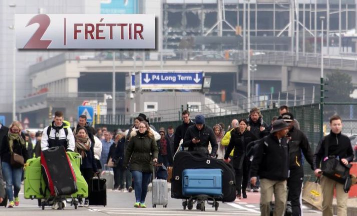 Fjallað verður ítarlega um árásirnar í Brussel í kvöldfréttum Stöðvar 2.
