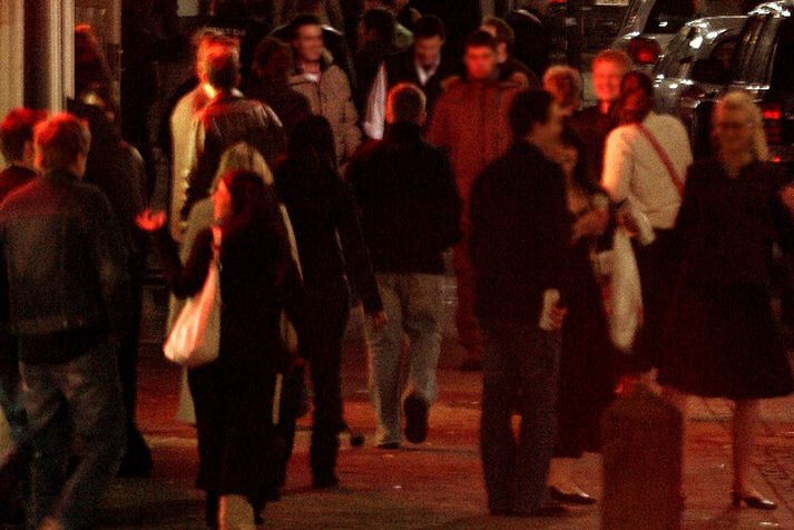 Næturlíf í Reykjavík. Myndin tengist fréttinni ekki beint.